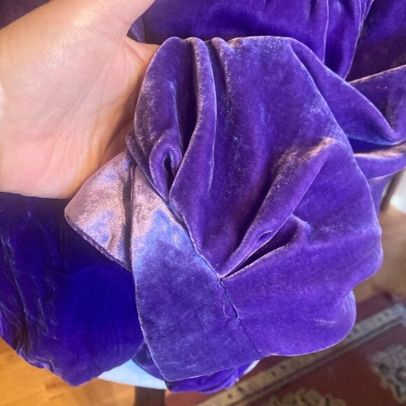 LAL Purple Velvet Women's Jacket - Picture 9 of 11